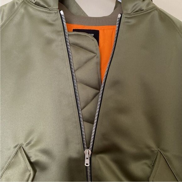 Fear Of God bomber jacket size M‎ sage/orange NWOT - Picture 4 of 11